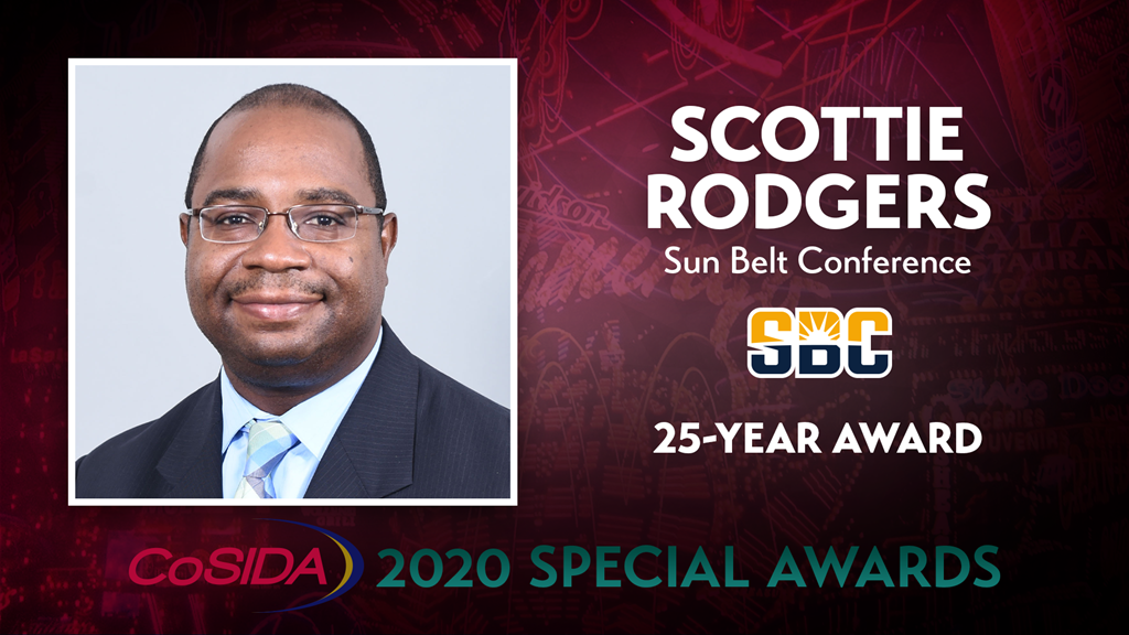 2020 Special Awards Salute: Scottie Rodgers (Sun Belt Conference), 25-Year Award